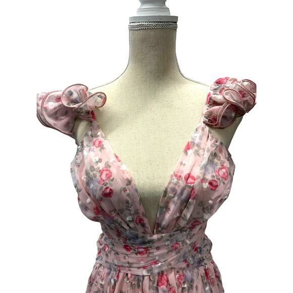 "STORIA" Stunning , Open Back, Sleeveless,Fairy,Princess,Sexy,Ruffled Straps‎ - Picture 3 of 12